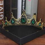 Pearl Tiara Headbands Rhinestone Crystal Crown Wedding Head Jewelry