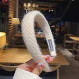 Plush Headband Women Autumn Winter Hairwear Temperament Headpiece F587