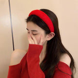 Plush Headband Women Autumn Winter Hairwear Temperament Headpiece F587
