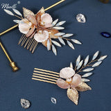 Crystal Bridal Headband Zircon Hair Comb Clip