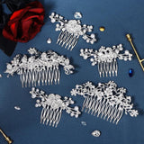 Crystal Bridal Headband Zircon Hair Comb Clip
