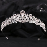 Crystal Tiara Crown Women Girls Bridal Rhinestone Wedding Hair Accessories