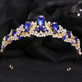 Crystal Tiara Crown Women Girls Bridal Rhinestone Wedding Hair Accessories