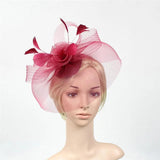 Women Fascinator Headpiece Hair Clip Wedding Ladies Races Bridal Tiara Bride Hai
