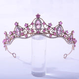 Vintage Bridal Crown Crystal Tiara Women Wedding Hair Accessories