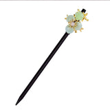 Peach Blossom Hairpin Hanfu Accessory Glazed Headdress