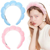 Sponge Spa Headband For Washing Face Women Makeup Skincare