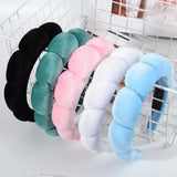 Sponge Spa Headband For Washing Face Women Makeup Skincare