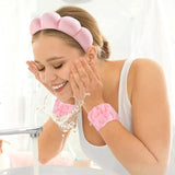 Sponge Spa Headband For Washing Face Women Makeup Skincare