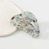 Colorful Geometric Hair Claw Clip, Large Hair Marble Crab Accessory