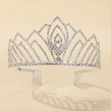 Crystal Tiara Crown Headband Girls Bridal Prom Wedding Party Hair Jewelry