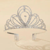 Crystal Tiara Crown Headband Girls Bridal Prom Wedding Party Hair Jewelry
