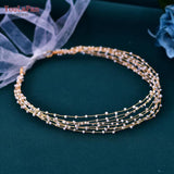 Beads Woman Headpiece Bride Headband Wedding Hair Accessories Jewelry