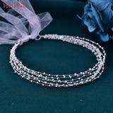 Beads Woman Headpiece Bride Headband Wedding Hair Accessories Jewelry