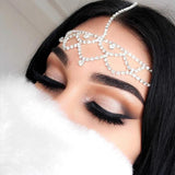 Stonefans Rhinestone Bridal Head Chain Headdress