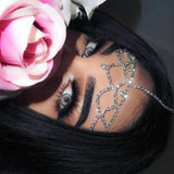 Stonefans Rhinestone Bridal Head Chain Headdress