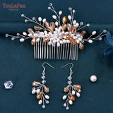 Bridal Hair Comb Pearl Crystal Wedding Headdress Hairpin