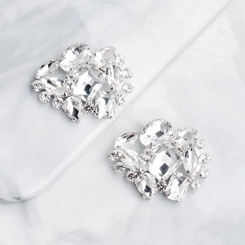 Bridal Shoe Buckle Rhinestone Shoe Clips for Bride
