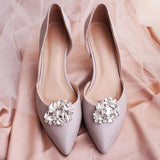 Bridal Shoe Buckle Rhinestone Shoe Clips for Bride