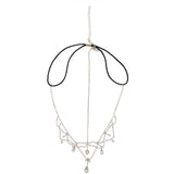 Stonefans Bohemia Water Drop Head Chain Rhinestone Bridal Forehead Chain