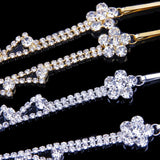 Stonefans Bohomian Bridal Hair Chain Rhinestone Headpiece for Women