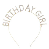 Birthday Party Rhinestone Letter Hairband