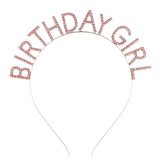 Birthday Party Rhinestone Letter Hairband
