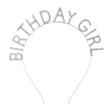 Birthday Party Rhinestone Letter Hairband