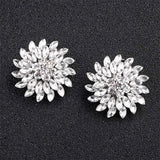 Flowers Wedding Shoe Buckle Austrian Crystal Shoe Clips Bridal Jewelry
