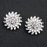 Flowers Wedding Shoe Buckle Austrian Crystal Shoe Clips Bridal Jewelry
