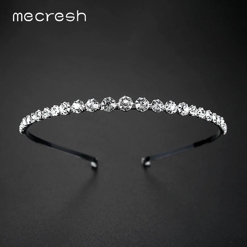 Mecresh Rhinestone Crystal Bridal Headband Hairbands