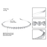 Mecresh Rhinestone Crystal Bridal Headband Hairbands