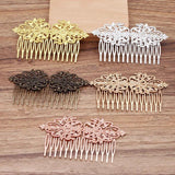 5 Vintage 14 Teeth Hair Combs for Wedding Hairwear