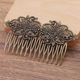 5 Vintage 14 Teeth Hair Combs for Wedding Hairwear