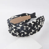 Wide-Brimmed Fabric Twist Headband for Ladies