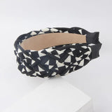 Wide-Brimmed Fabric Twist Headband for Ladies