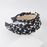 Wide-Brimmed Fabric Twist Headband for Ladies