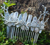 Crystal Hairpin Quartz Hairbrush Wiccan Accessories