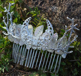 Crystal Hairpin Quartz Hairbrush Wiccan Accessories