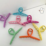 2 pack Large Hair Claw Clips Green Coffee Jaw clamps for Women Thick hair