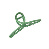2 pack Large Hair Claw Clips Green Coffee Jaw clamps for Women Thick hair
