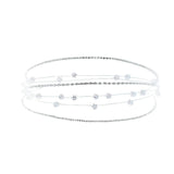 Multi-Layer Rhinestone Thin Hair Hoop For Wedding