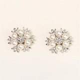 Rhinestone Pearl Bridal Shoe Clips Wedding High Heels Decorations Charm Buckle