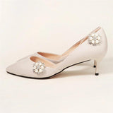 Rhinestone Pearl Bridal Shoe Clips Wedding High Heels Decorations Charm Buckle
