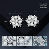 Rhinestone Pearl Bridal Shoe Clips Wedding High Heels Decorations Charm Buckle