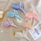 Acetate Acrylic Tulip Shape Hairpin Female Temperament Hair Accessories