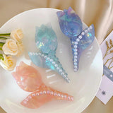 Acetate Acrylic Tulip Shape Hairpin Female Temperament Hair Accessories