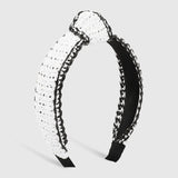 Bohemian Raffia Top Knot Headband Straw Weaving Hairband Tiara Adult Jewelry