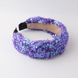 Colorful Rhinestone Sequins Baroque Headwear for Women