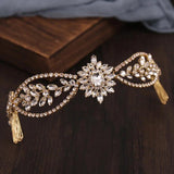 Rhinestone Tassel Hair Band for Women Party